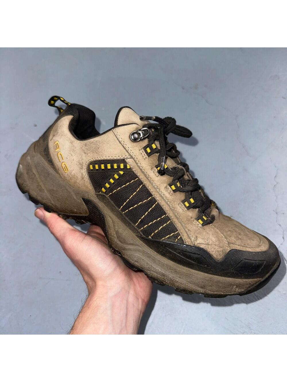 Vintage NIKE ACG Trail Hiking Boots Shoes Mens Size US 10 Brown 307758-071